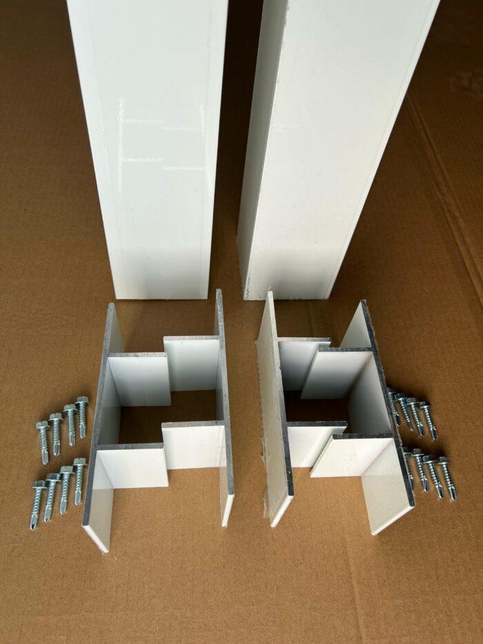 multipurpose heavy duty white posts